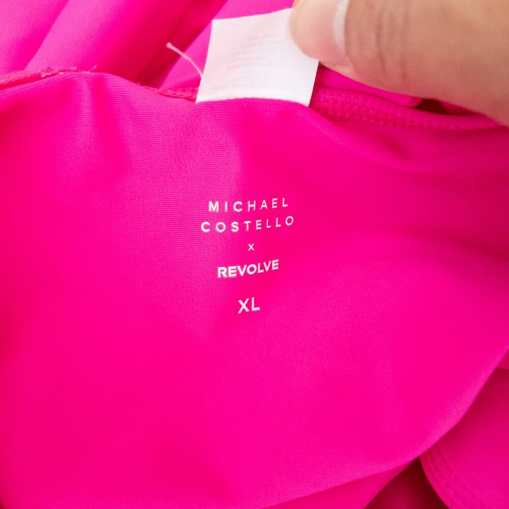Michael Costello X Revolve Dasia Pink One Piece Swimsuit XL - Picture 7 of 10